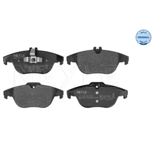 MEYLE Bremsbelagsatz, Scheibenbremse MEYLE-ORIGINAL: True to OE.