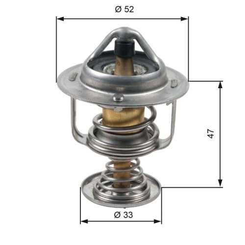 GATES Thermostat, Kühlmittel