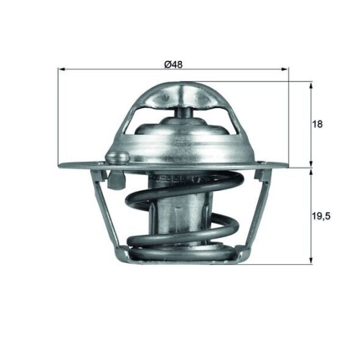 MAHLE Thermostat, Kühlmittel BEHR