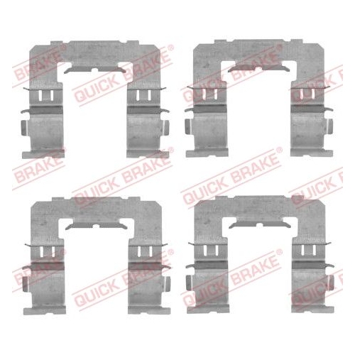 QUICK BRAKE Zubehörsatz, Scheibenbremsbelag
