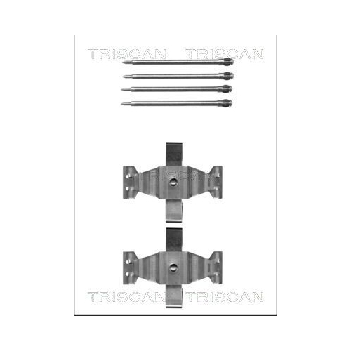 TRISCAN Zubehörsatz, Scheibenbremsbelag