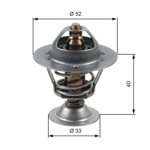 GATES Thermostat, Kühlmittel