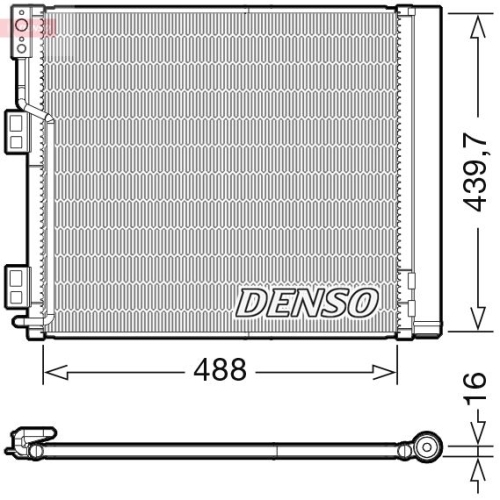 DENSO Kondensator, Klimaanlage