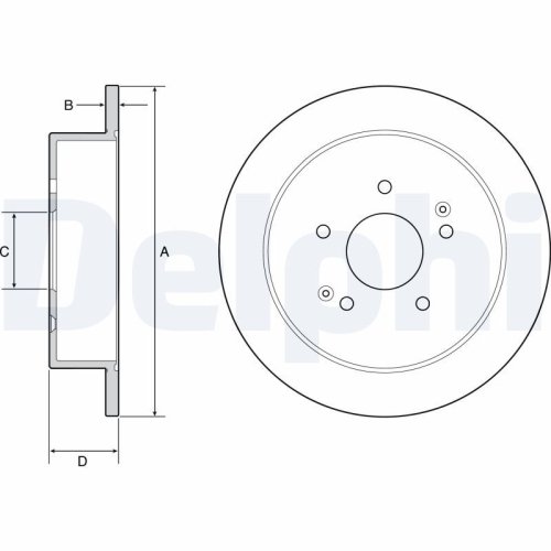 DELPHI Bremsscheibe