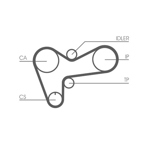 CONTINENTAL CTAM Zahnriemen