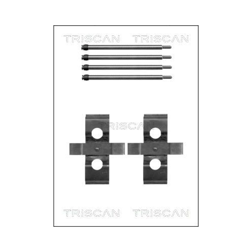 TRISCAN Zubehörsatz, Scheibenbremsbelag