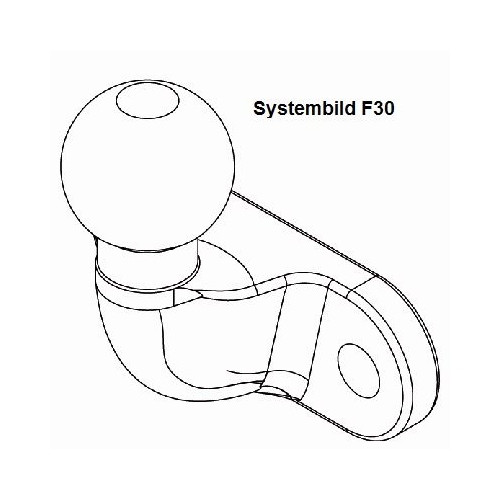 WESTFALIA Anhängebock, Anhängevorrichtung F30