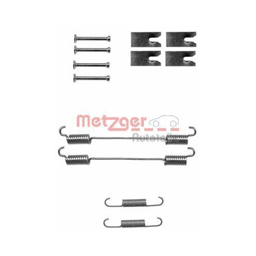 METZGER Zubehörsatz, Bremsbacken GREENPARTS
