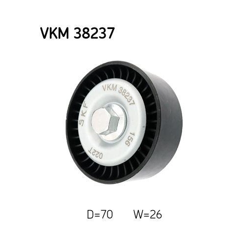 SKF Umlenk-/F&uuml;hrungsrolle, Keilrippenriemen