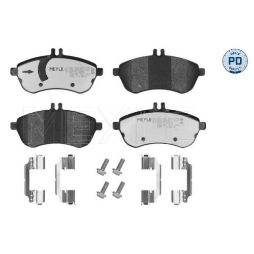 MEYLE Bremsbelagsatz, Scheibenbremse MEYLE-PD: Advanced performance and design.