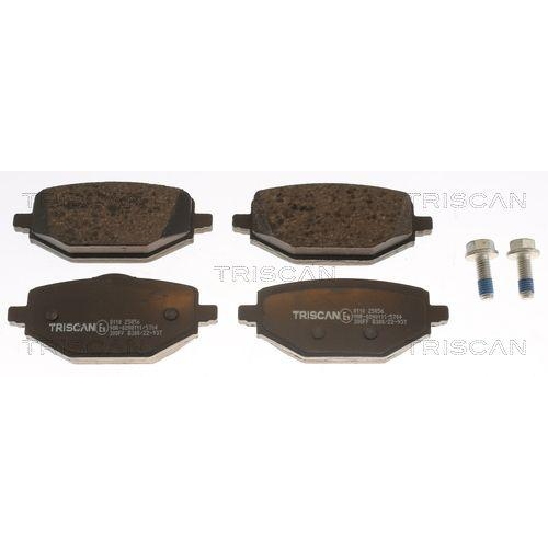 TRISCAN Bremsbelagsatz, Scheibenbremse