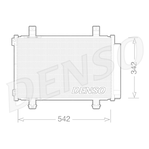 DENSO Kondensator, Klimaanlage