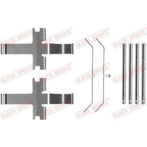 QUICK BRAKE Zubehörsatz, Scheibenbremsbelag