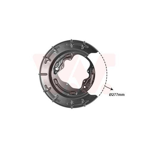 VAN WEZEL Spritzblech, Bremsscheibe