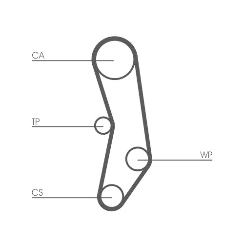 CONTINENTAL CTAM Zahnriemen