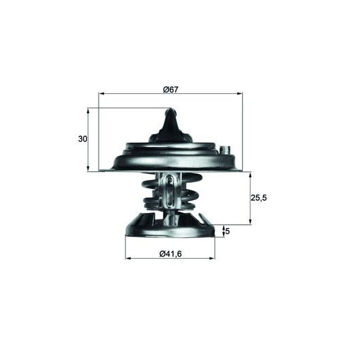 MAHLE Thermostat, Kühlmittel BEHR