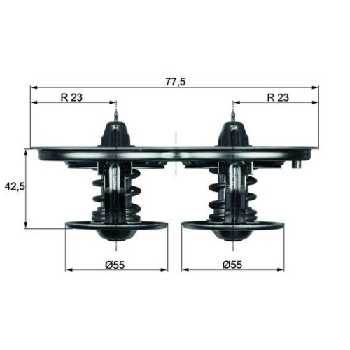 MAHLE Thermostat, Kühlmittel BEHR