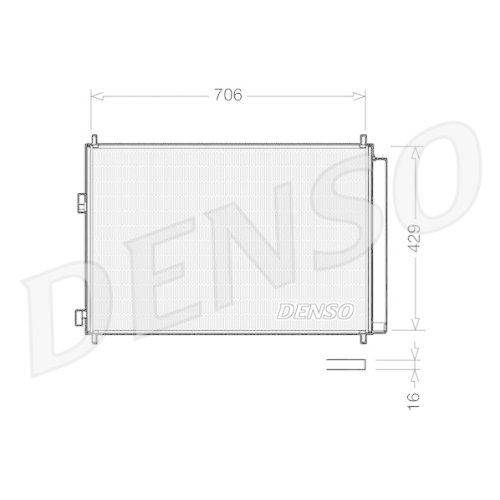 DENSO Kondensator, Klimaanlage