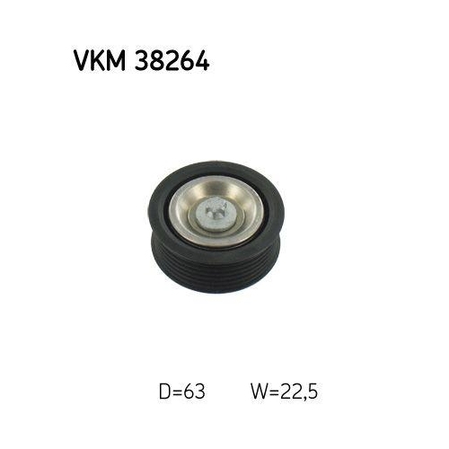 SKF Umlenk-/F&uuml;hrungsrolle, Keilrippenriemen