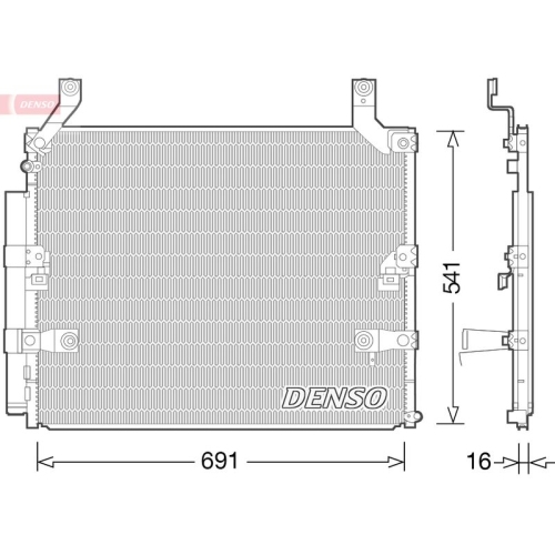 DENSO Kondensator, Klimaanlage