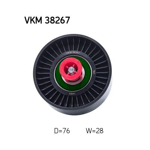SKF Umlenk-/F&uuml;hrungsrolle, Keilrippenriemen