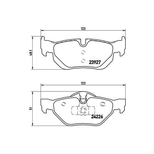 BREMBO Bremsbelagsatz, Scheibenbremse PRIME LINE