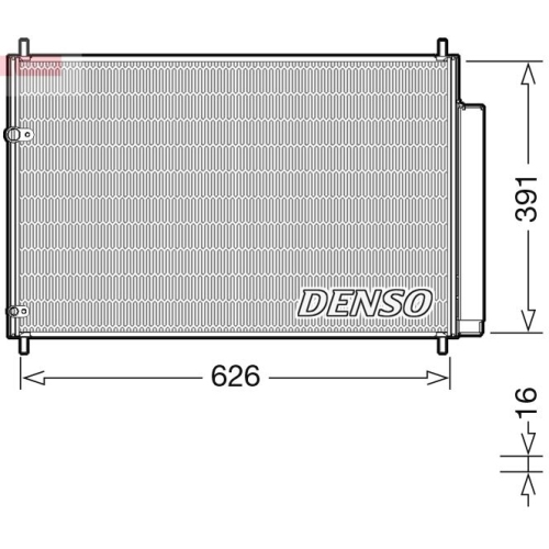 DENSO Kondensator, Klimaanlage