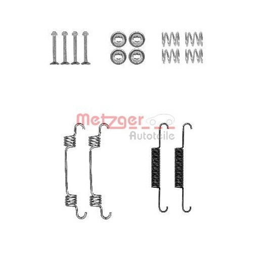 METZGER Zubehörsatz, Feststellbremsbacken