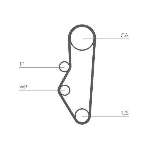 CONTINENTAL CTAM Zahnriemen