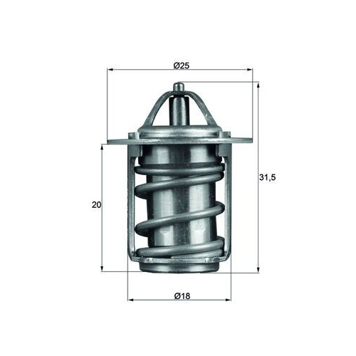 MAHLE Thermostat, Kühlmittel BEHR