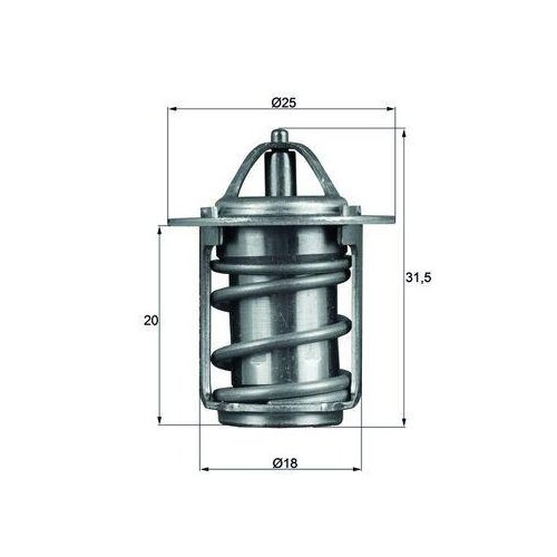 MAHLE Thermostat, Kühlmittel BEHR