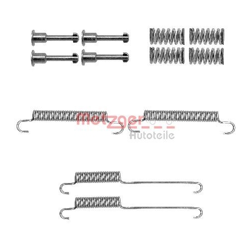METZGER Zubehörsatz, Feststellbremsbacken