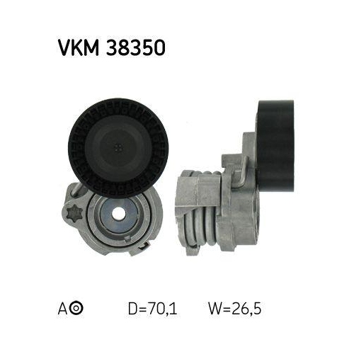 SKF Riemenspanner, Keilrippenriemen