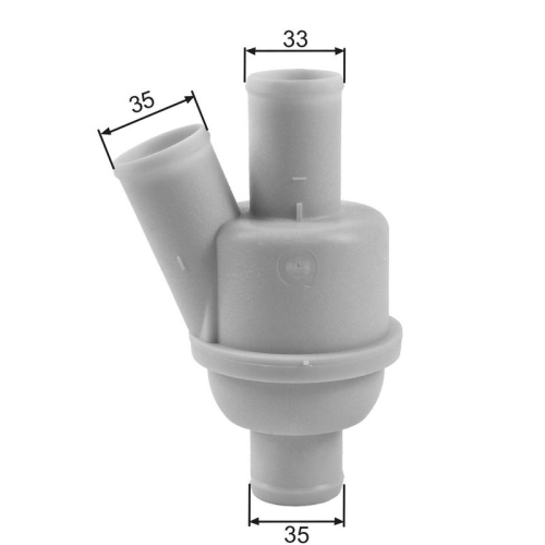 GATES Thermostat, Kühlmittel