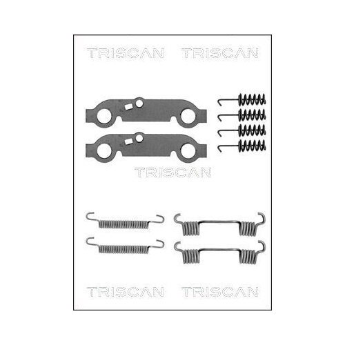 TRISCAN Zubehörsatz, Feststellbremsbacken