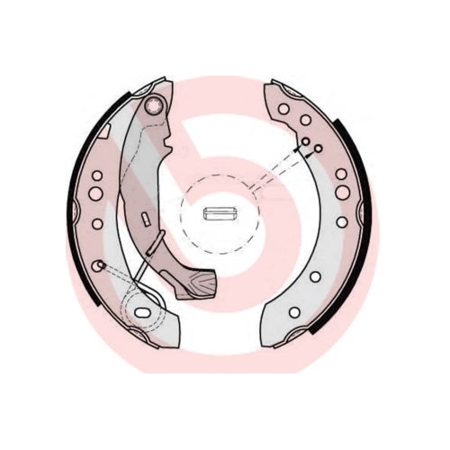 BREMBO Bremsbackensatz ESSENTIAL LINE