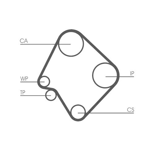 CONTINENTAL CTAM Zahnriemen