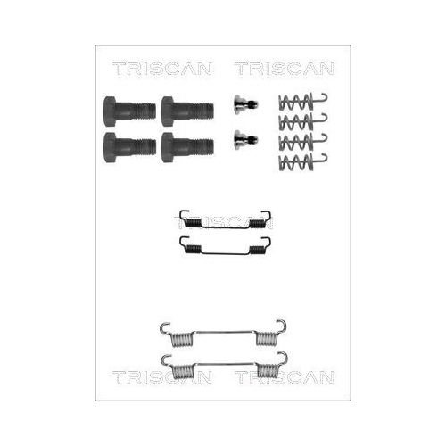 TRISCAN Zubehörsatz, Feststellbremsbacken