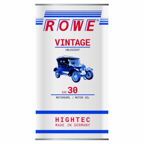 ROWE Motoröl HIGHTEC VINTAGE SAE 30 UNLEGIERT (20038)