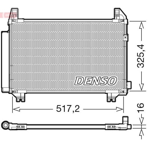 DENSO Kondensator, Klimaanlage