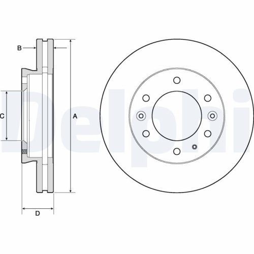 DELPHI Bremsscheibe
