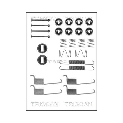 TRISCAN Zubehörsatz, Bremsbacken