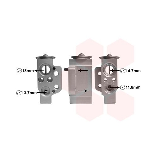 VAN WEZEL Expansionsventil, Klimaanlage