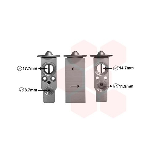 VAN WEZEL Expansionsventil, Klimaanlage