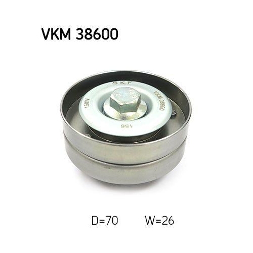 SKF Umlenk-/F&uuml;hrungsrolle, Keilrippenriemen