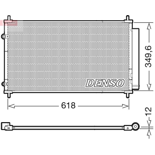 DENSO Kondensator, Klimaanlage