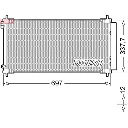 DENSO Kondensator, Klimaanlage