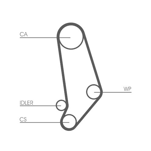 CONTINENTAL CTAM Zahnriemen