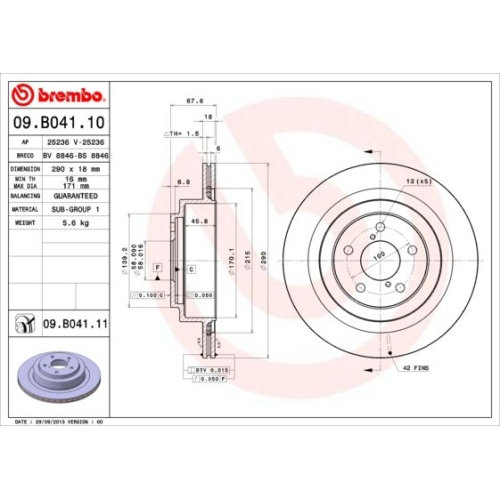 BREMBO Bremsscheibe PRIME LINE - UV Coated