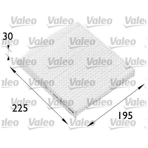 VALEO Filter, Innenraumluft VALEO ESSENTIAL